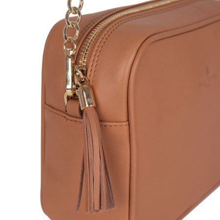 detalles de mochilas de piel mujer Carnation en color marron