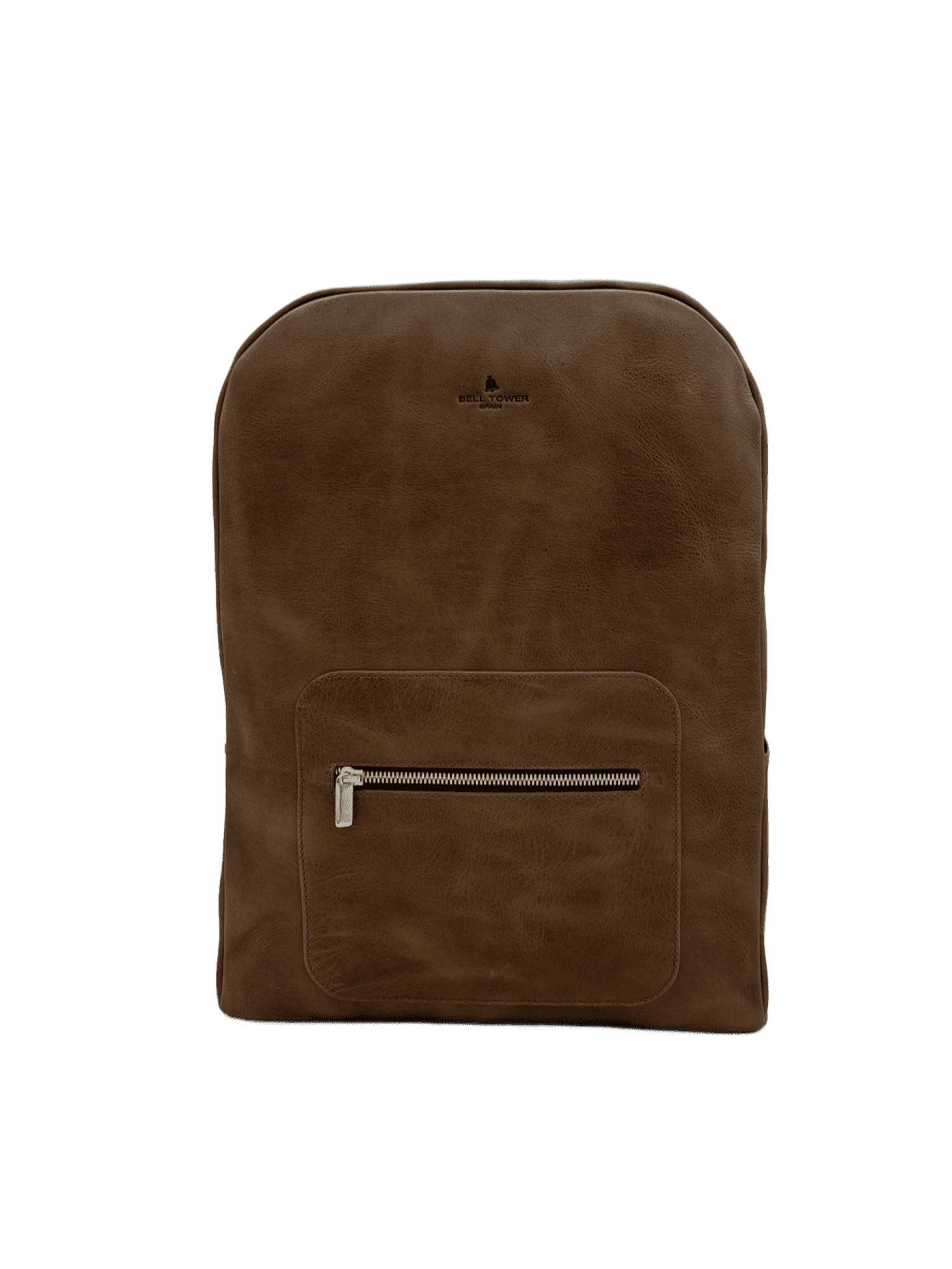 Men's leather backpack front